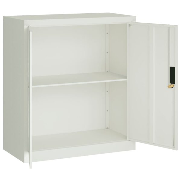 Ormarić za spise svjetlosivi 79 x 40 x 90 cm čelični - Slika 4