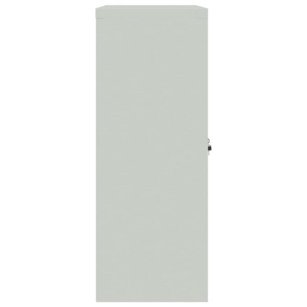 Ormarić za spise svjetlosivi 90 x 40 x 105 cm čelični - Slika 5