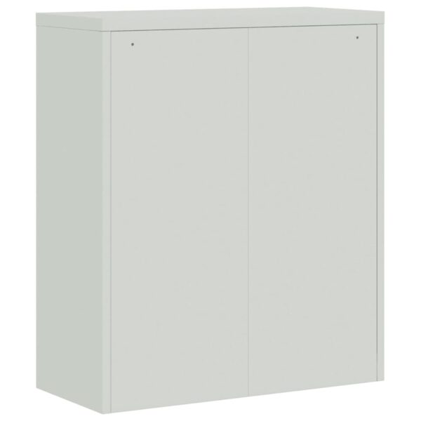 Ormarić za spise svjetlosivi 90 x 40 x 105 cm čelični - Slika 6