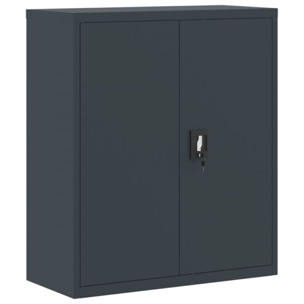 Ormarić za spise antracit 90 x 40 x 105 cm čelični - Slika 2