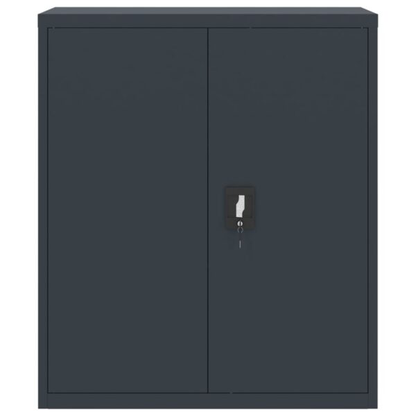 Ormarić za spise antracit 90 x 40 x 105 cm čelični - Slika 3