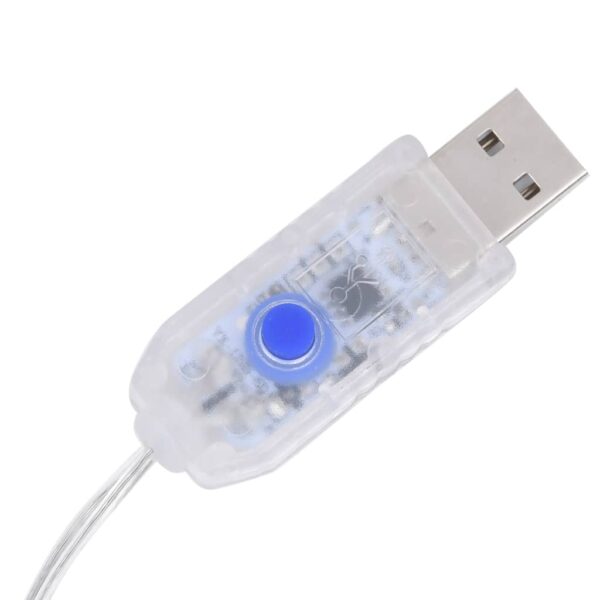 Ukrasni božićni medvjed s 45 LED žarulja 71x20x38 cm akrilni - Slika 8