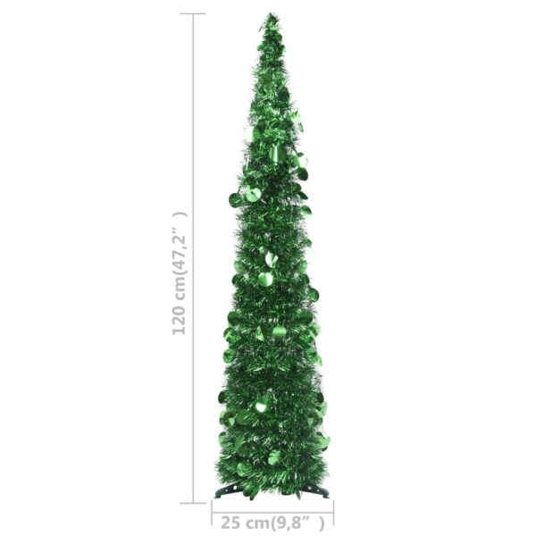 Prigodno umjetno božićno drvce zeleno 120 cm PET - Slika 5
