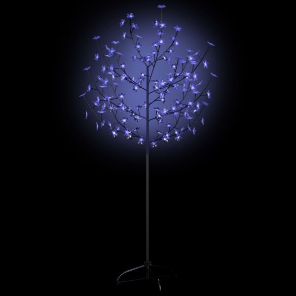 Božićno drvce sa 120 LED žarulja plavo svjetlo 150 cm - Slika 4