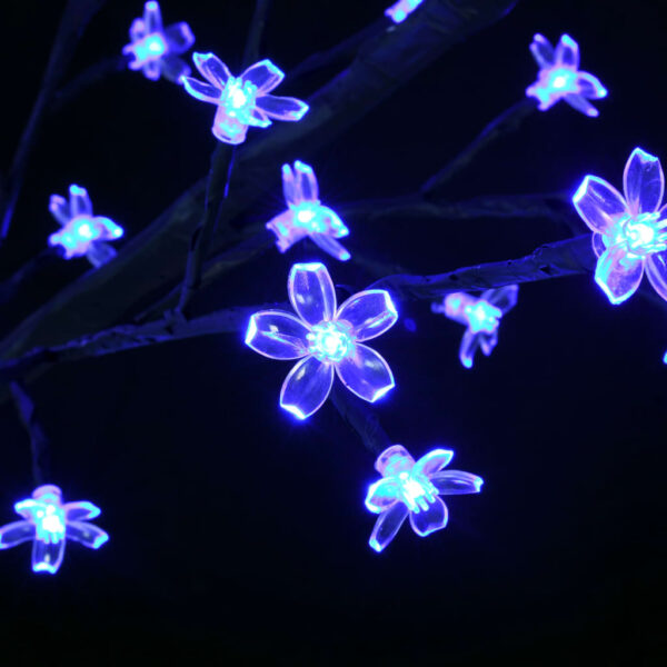 Božićno drvce sa 120 LED žarulja plavo svjetlo 150 cm - Slika 7