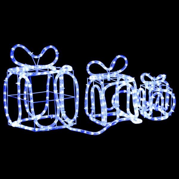 Ukrasne božićne kutije za poklone sa 180 LED žarulja - Slika 2