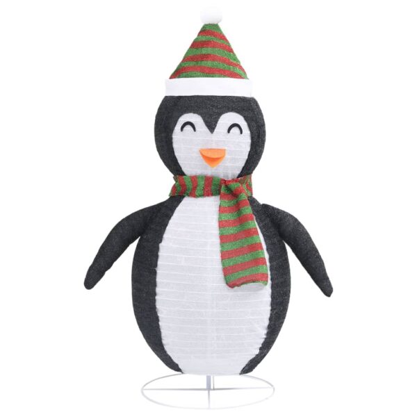 Ukrasna božićna figura pingvina LED od luksuzne tkanine 60 cm - Slika 5