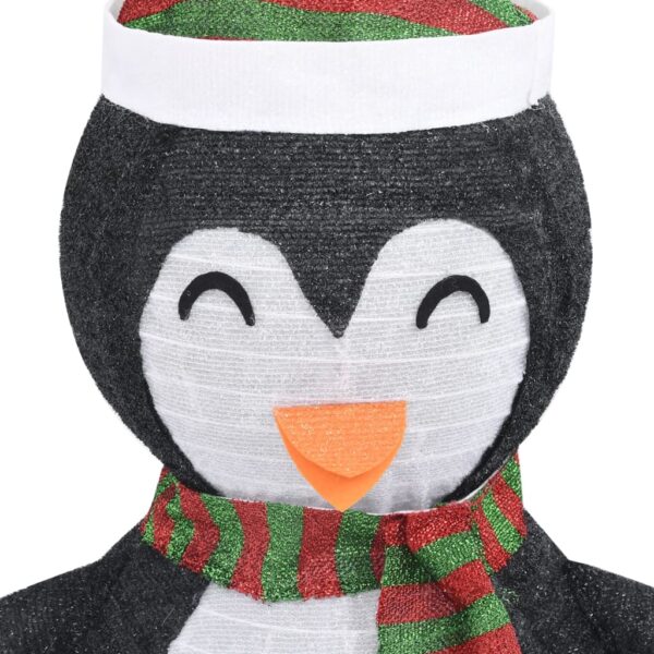 Ukrasna božićna figura pingvina LED od luksuzne tkanine 60 cm - Slika 7