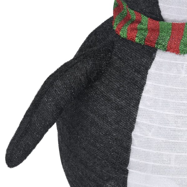 Ukrasna božićna figura pingvina LED od luksuzne tkanine 60 cm - Slika 8