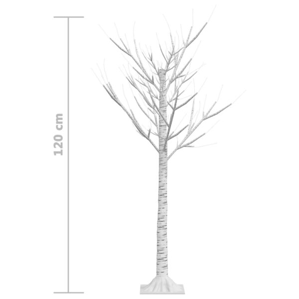 Božićno drvce 120 LED žarulja 1,2 m tople bijele izgled vrbe - Slika 8