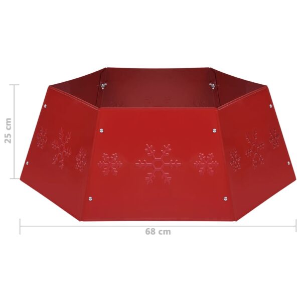 Podloga za božićno drvce crvena Ø 68 x 25 cm - Slika 7