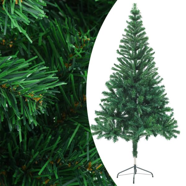 Umjetno osvijetljeno božićno drvce s kuglicama 150 cm 380 grana - Slika 2