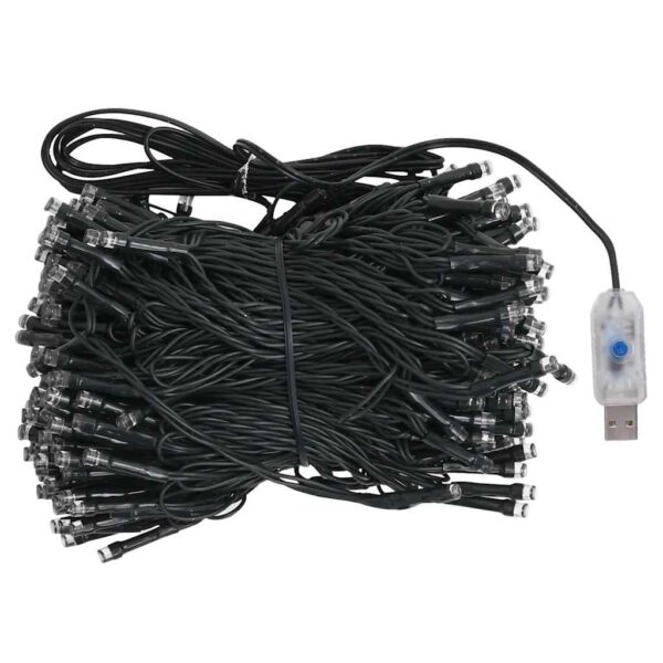 Umjetno osvijetljeno božićno drvce s kuglicama zlatno 150cm PET - Slika 10