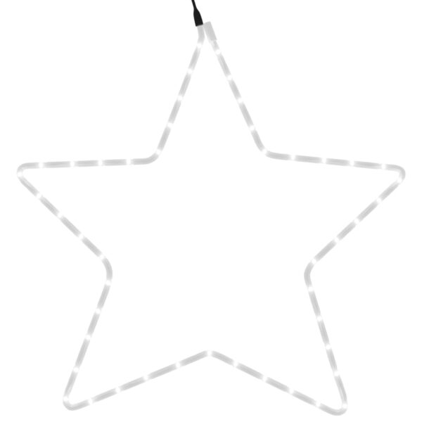 Figura božićne zvijezde s 48 LED žarulja topla bijela 56 cm - Slika 5