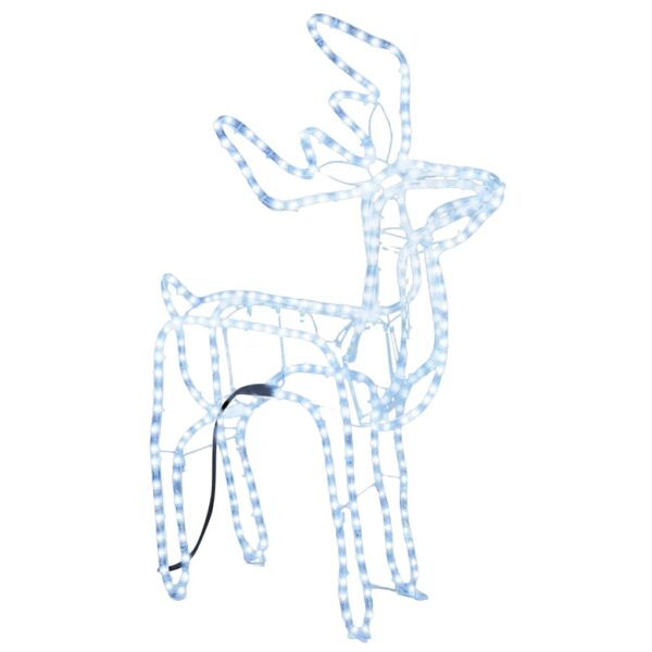 Figura božićnog soba hladna bijela 76 x 42 x 87 cm - Slika 2