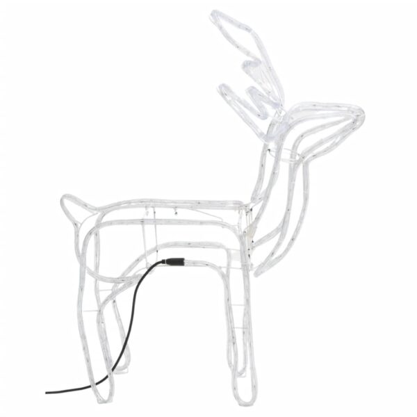 Figura božićnog soba hladna bijela 76 x 42 x 87 cm - Slika 5