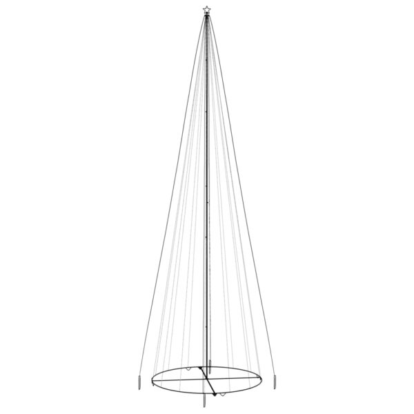 Stožasto božićno drvce hladno plavo 1134 LED žarulje 230x800 cm - Slika 3