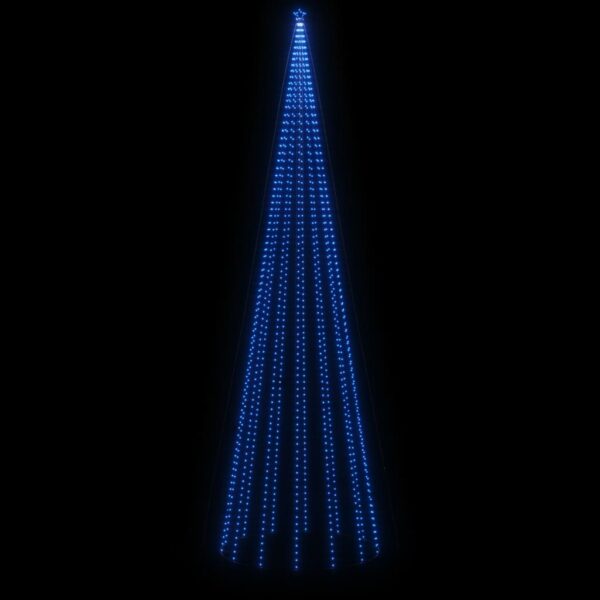 Stožasto božićno drvce hladno plavo 1134 LED žarulje 230x800 cm - Slika 4