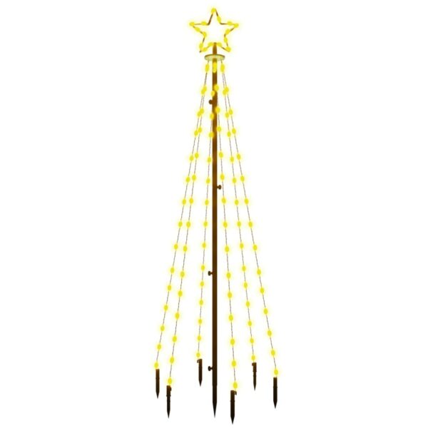 Božićno drvce sa šiljkom i 108 LED žarulja tople bijele 180 cm - Slika 2
