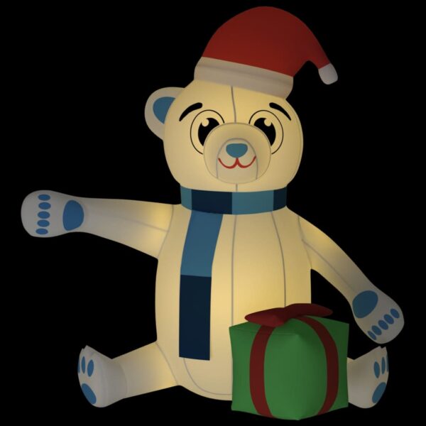 Božićni medo na napuhavanje LED 180 cm - Slika 2