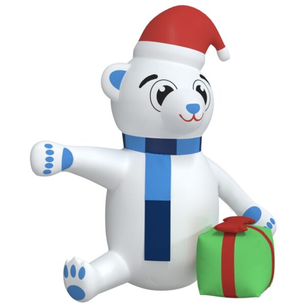 Božićni medo na napuhavanje LED 180 cm - Slika 4