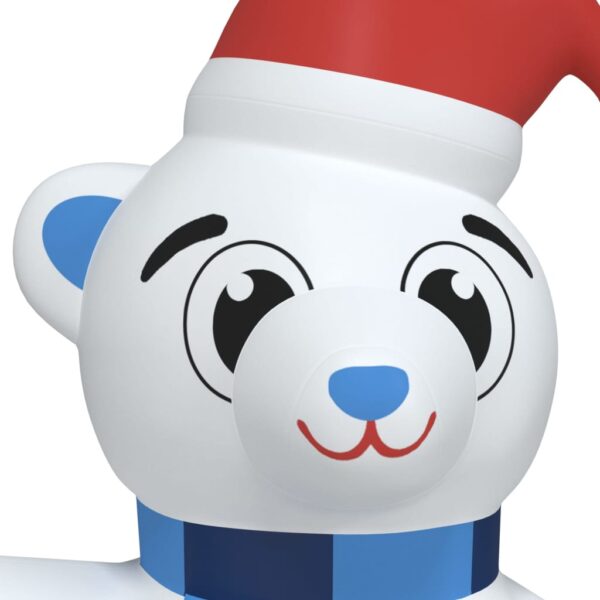 Božićni medo na napuhavanje LED 180 cm - Slika 5