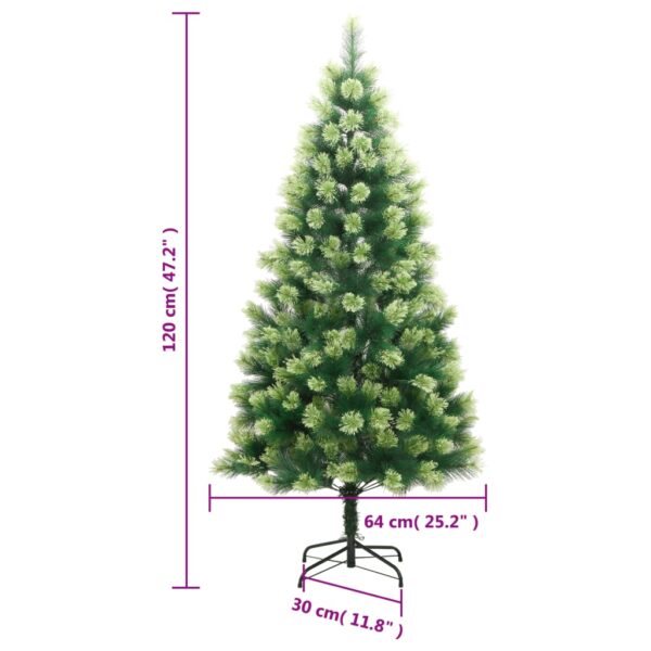 Umjetno božićno drvce sa šarkama i stalkom 120 cm - Slika 9