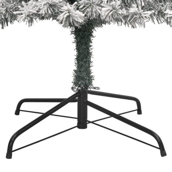 Usko božićno drvce sa stalkom i snijegom 270 cm PVC - Slika 5