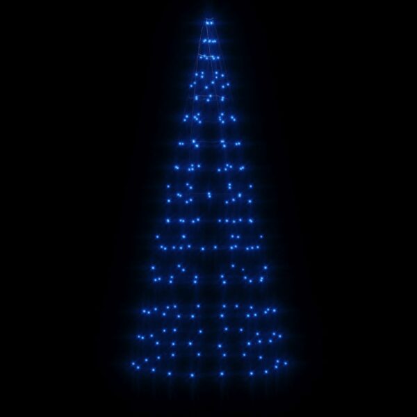 Svjetlo za božićno drvce na stijegu 200 LED plave 180 cm - Slika 3