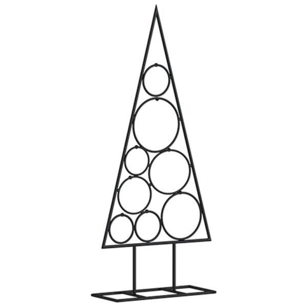Metalno ukrasno božićno drvce crno 60 cm - Slika 5