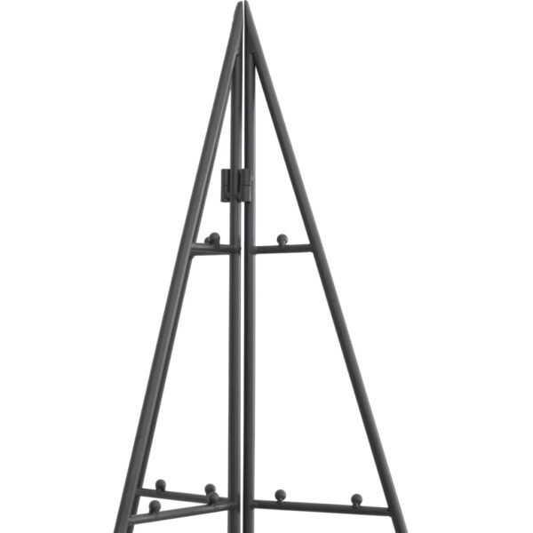 Metalno ukrasno božićno drvce crno 100 cm - Slika 6