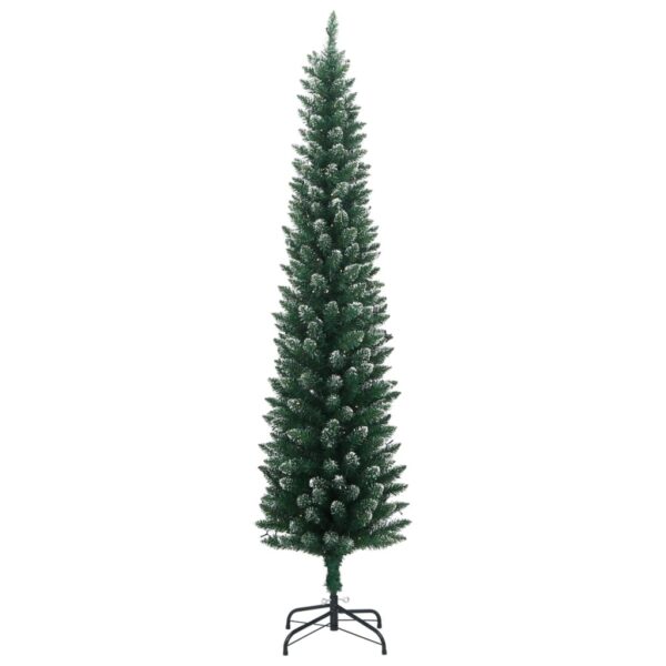 Umjetno tanko božićno drvce s 300 LED žarulja 180 cm - Slika 3